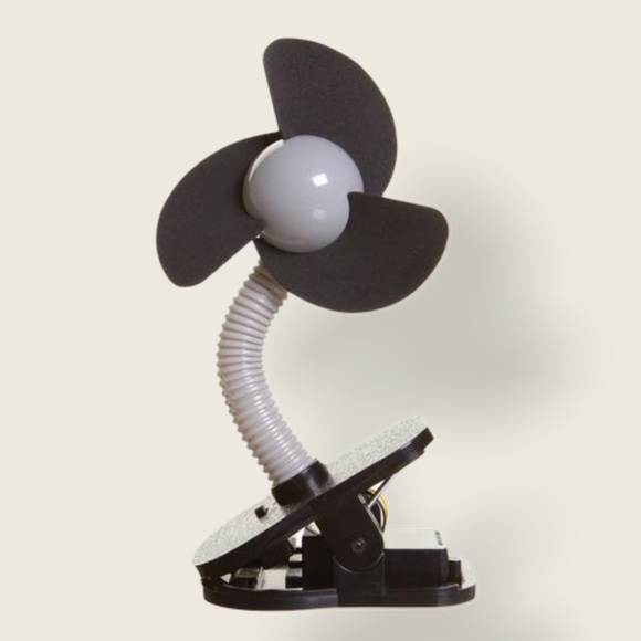 Dreambaby Clip-On Stroller Fan Silver/Black - Picture 1 of 7